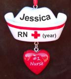 Special Nurse Christmas Ornament Personalized FREE at PersonalizedOrnamentsMarket.com by Russell Rhodes