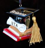 Graduation Diploma Christmas Ornament Personalized FREE at PersonalizedOrnamentsMarket.com by Russell Rhodes