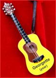 Acoustic Guitar Christmas Ornament Personalized FREE at PersonalizedOrnamentsMarket.com by Russell Rhodes