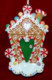 Home Christmas Ornament Gingerbread Dreams Personalized FREE at PersonalizedOrnamentsMarket.com by Russell Rhodes