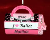 Ballet Christmas Ornament Fantastic Memories Personalized FREE at PersonalizedOrnamentsMarket.com by Russell Rhodes