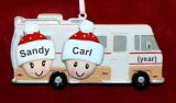 RV Ornament Christmas Cruising for 2 Personalized FREE at PersonalizedOrnamentsMarket.com by Russell Rhodes