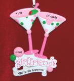 Adult Best Friends Christmas Ornament Personalized FREE at PersonalizedOrnamentsMarket.com by Russell Rhodes