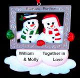 One Great Love Christmas Ornament Personalized FREE at PersonalizedOrnamentsMarket.com by Russell Rhodes