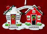 Well Wishes from Friends Christmas Ornament Personalized FREE at PersonalizedOrnamentsMarket.com by Russell Rhodes