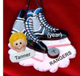 Ice Hockey Ornament for Boy or GIrl Personalized FREE at PersonalizedOrnamentsMarket.com by Russell Rhodes