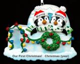 Igloo Our First Christmas Ornament Personalized FREE at PersonalizedOrnamentsMarket.com by Russell Rhodes