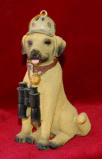 Dog Christmas Ornament Yellow Lab Personalized FREE at PersonalizedOrnamentsMarket.com by Russell Rhodes