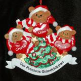 3 Grandchildren Christmas Ornament Personalized FREE at PersonalizedOrnamentsMarket.com by Russell Rhodes