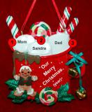 Family Christmas Ornament Cocoa in the Morning for 3 Personalized FREE at PersonalizedOrnamentsMarket.com by Russell Rhodes