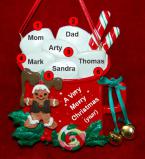 Family Christmas Ornament Cocoa in the Morning for 6 Personalized FREE at PersonalizedOrnamentsMarket.com by Russell Rhodes