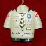 Boy Scout Christmas Ornament Personalized FREE at PersonalizedOrnamentsMarket.com by Russell Rhodes