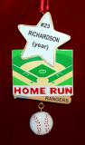 Great Moments in Baseball Christmas Ornament Personalized FREE at PersonalizedOrnamentsMarket.com by Russell Rhodes