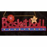 Basketball Christmas Ornament Personalized FREE at PersonalizedOrnamentsMarket.com by Russell Rhodes