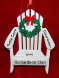 Family Christmas Ornament VaCatsion in the Sun Personalized FREE at PersonalizedOrnamentsMarket.com by Russell Rhodes