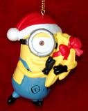 Despicable Me One-Eyed Carl Christmas Ornament Personalized FREE at PersonalizedOrnamentsMarket.com by Russell Rhodes