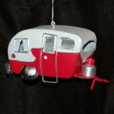 Old-Fashioned Camper Christmas Ornament Personalized FREE at PersonalizedOrnamentsMarket.com by Russell Rhodes