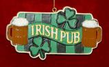See You at the Pub Christmas Ornament Personalized FREE at PersonalizedOrnamentsMarket.com by Russell Rhodes