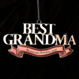 Best Grandma Christmas Ornament Personalized FREE at PersonalizedOrnamentsMarket.com by Russell Rhodes