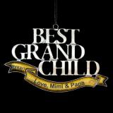 Best Grandchild Christmas Ornament Personalized FREE at PersonalizedOrnamentsMarket.com by Russell Rhodes