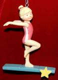 Gymnastics Christmas Ornament Floor Exercise Personalized FREE at PersonalizedOrnamentsMarket.com by Russell Rhodes