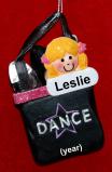 Dance Ornament for Girls Personalized FREE at PersonalizedOrnamentsMarket.com by Russell Rhodes