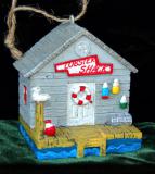 Lobster Shack Christmas Ornament Personalized FREE at PersonalizedOrnamentsMarket.com by Russell Rhodes