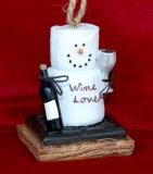 Wine Christmas Ornament S'Mores Personalized FREE at PersonalizedOrnamentsMarket.com by Russell Rhodes