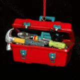 Tool Box Christmas Ornament Personalized FREE at PersonalizedOrnamentsMarket.com by Russell Rhodes