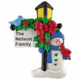 Family Christmas Ornament Winter Welcome Light Personalized FREE at PersonalizedOrnamentsMarket.com by Russell Rhodes