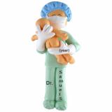 Obstetrician Christmas Ornament Personalized FREE at PersonalizedOrnamentsMarket.com by Russell Rhodes