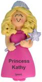 Modern Princess Christmas Ornament Blond Female Personalized FREE at PersonalizedOrnamentsMarket.com by Russell Rhodes