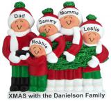 Family of 5 Ornament