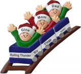 Roller Coaster Christmas Ornament All Aboard for 3 Personalized FREE at PersonalizedOrnamentsMarket.com by Russell Rhodes