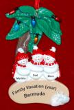 Family Christmas Ornament Beach Vacation for 3 Personalized FREE at PersonalizedOrnamentsMarket.com by Russell Rhodes