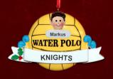 Water Polo Ornament for Boy or Girl Personalized FREE at PersonalizedOrnamentsMarket.com by Russell Rhodes