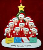 Family Reunion Christmas Ornament All Together for 10 Personalized FREE at PersonalizedOrnamentsMarket.com by Russell Rhodes