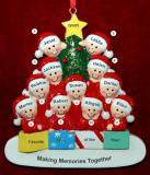 Family Reunion Christmas Ornament All Together for 11 Personalized FREE at PersonalizedOrnamentsMarket.com by Russell Rhodes