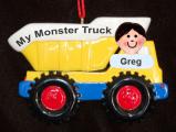 Monster Truck Ornament Personalized FREE at PersonalizedOrnamentsMarket.com by Russell Rhodes