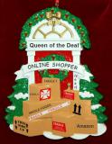 Online Shopping Christmas Ornament Personalized FREE at PersonalizedOrnamentsMarket.com by Russell Rhodes