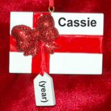 Christmas Gift Christmas Ornament Glad Tidings Personalized FREE at PersonalizedOrnamentsMarket.com by Russell Rhodes