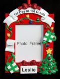 1st Grade Christmas Ornament Frame Personalized FREE at PersonalizedOrnamentsMarket.com by Russell Rhodes