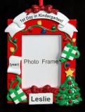 Kindergarten Christmas Ornament Frame Personalized FREE at PersonalizedOrnamentsMarket.com by Russell Rhodes