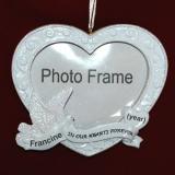 Memorial Christmas Ornament Photo Frame Personalized FREE at PersonalizedOrnamentsMarket.com by Russell Rhodes