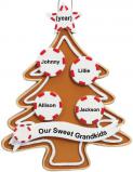 Grandparents Ornament My 4 Sweet Grandchildren Personalized FREE at PersonalizedOrnamentsMarket.com by Russell Rhodes