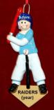 T Ball Christmas Ornament Male Slugger Personalized FREE at PersonalizedOrnamentsMarket.com by Russell Rhodes