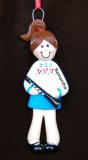 Female Clarinet Christmas Ornament Personalized FREE at PersonalizedOrnamentsMarket.com by Russell Rhodes