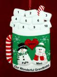 Grandparents Christmas Ornament Hot Cocoa up to 10 Personalized FREE at PersonalizedOrnamentsMarket.com by Russell Rhodes