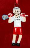 Lacrosse Christmas Ornament 100 Percent! Personalized FREE at PersonalizedOrnamentsMarket.com by Russell Rhodes