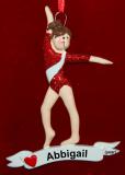 Gymnast Christmas Ornament Extraordinaire Personalized FREE at PersonalizedOrnamentsMarket.com by Russell Rhodes